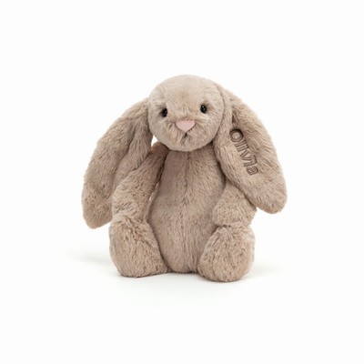 Jellycat Bashful Beige Conejo Medium | MNXK-46508